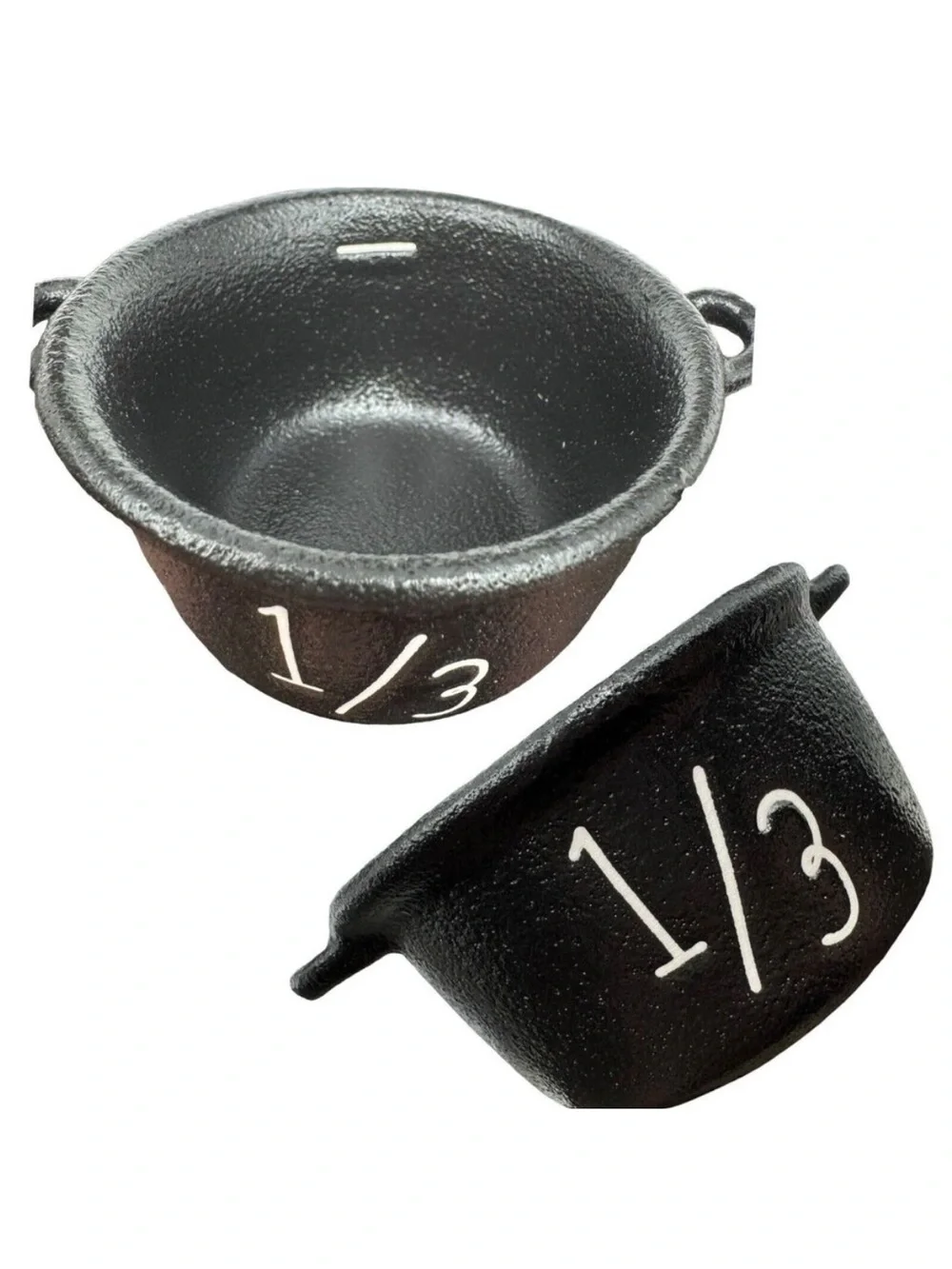 Rae Dunn Cauldron Measuring Cups Set